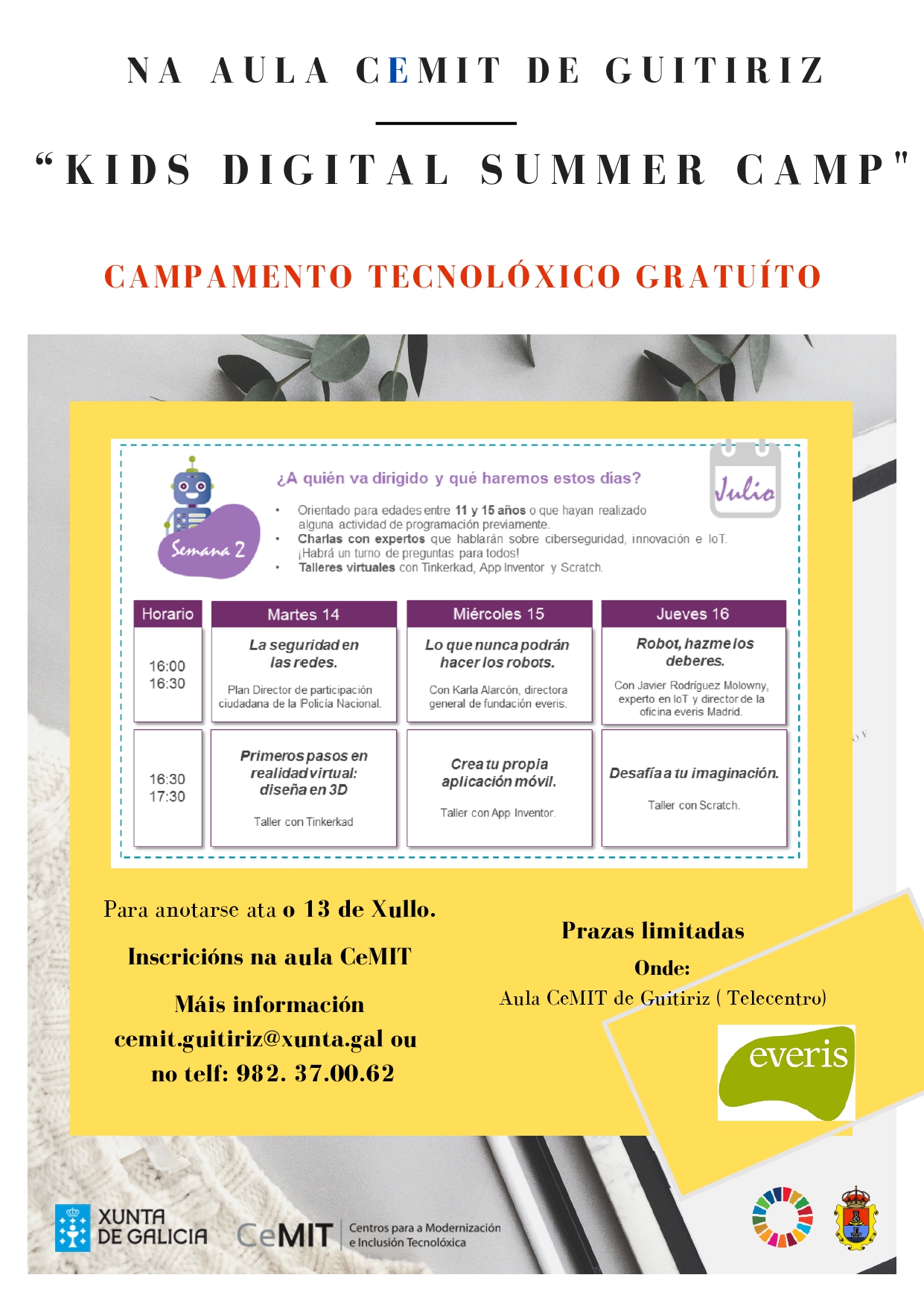 A Aula CeMIT do Concello de Guitiriz acolle a segunda semana da ...